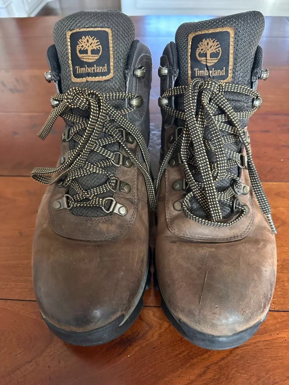 Timberland Men's Mt. Maddsen Waterproof Hiking Boot Brown Leather Size 11